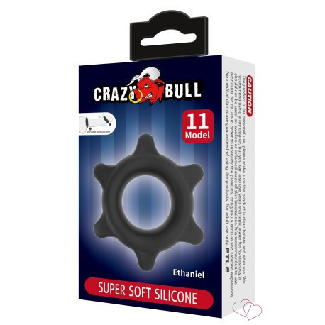 Crazy Bull Ethaniel Super Soft Silicone Ring - Férfi termékek