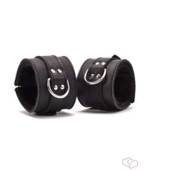 Hand Cuffs Grain Leather Black - 2