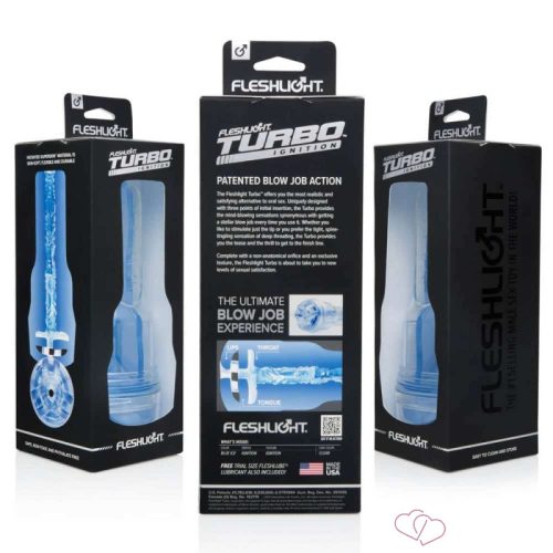 Fleshlight Turbo Blue Ice Textura Ignition - Férfi termékek