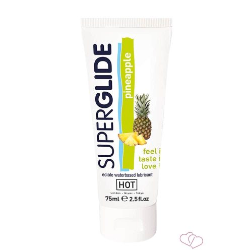 HOT Superglide lubricant waterbased - PINEAPPLE 75 ml - 2
