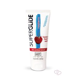 HOT Superglide lubricant waterbased - RASPBERRY 75 ml - 2