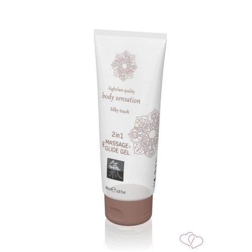Massage- & Glide Gel 2 in 1 - Silky touch 200ml - Drogéria