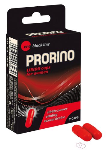 ERO PRORINO black line Libido Caps for women 2 caps - Drogéria