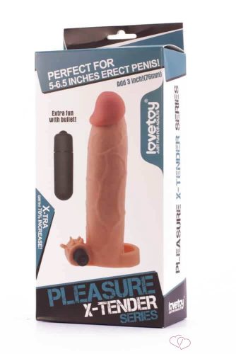 Pleasure X-Tender Vibrating Penis Sleeve #6 - Férfi termékek