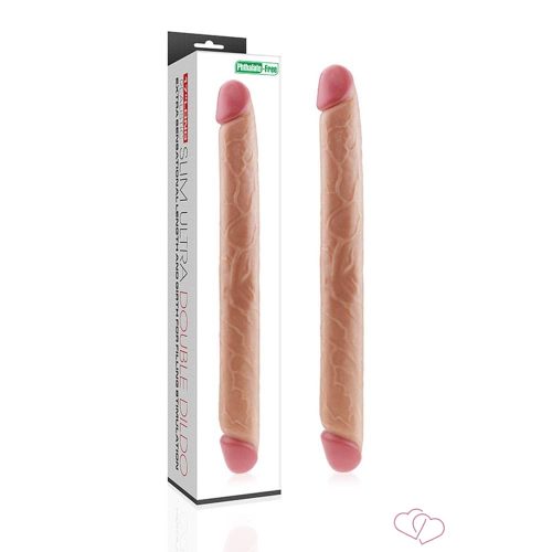 Realistic Slim Ultra Double Dildo - 2