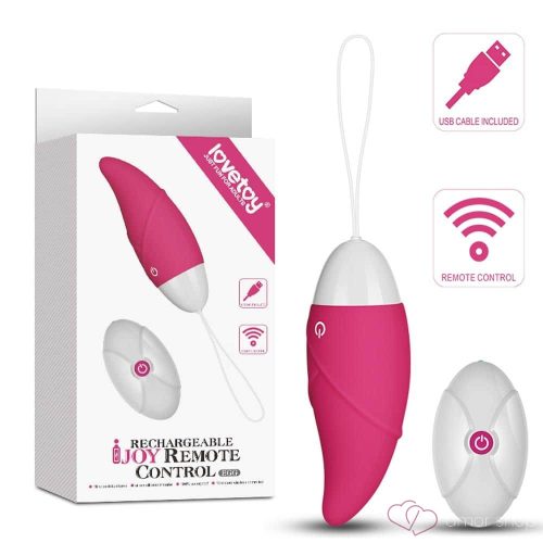 IJOY Wireless Remote Control Rechargeable Egg Pink 3 - Vibrátorok