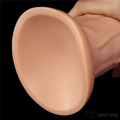 8.5'' Realistic Curved Dildo Flesh