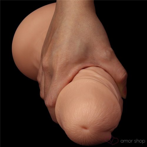 8.5'' Realistic Curved Dildo Flesh