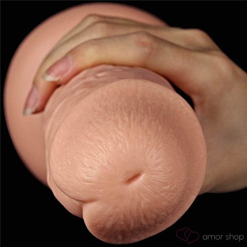 Realistic Long Vibrating Dildo Flesh 11'' - Vibrátorok