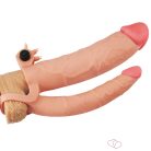 Add 3" Vibrating Double Penis Sleeve - Férfi termékek