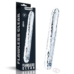 12''  Flawless Clear Double Dildo - 2