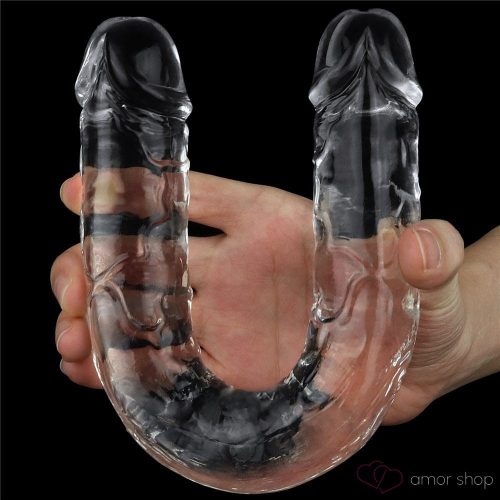 12''  Flawless Clear Double Dildo - 6