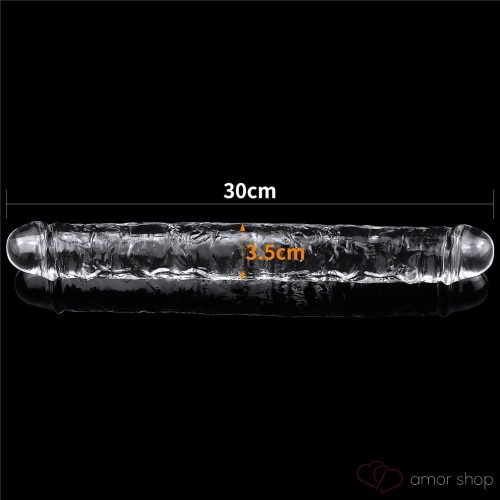 12''  Flawless Clear Double Dildo - 7