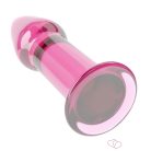 5" Glass Romance Pink - Dildók