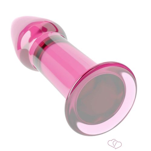 5" Glass Romance Pink - Dildók