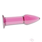 5" Glass Romance Pink - Dildók
