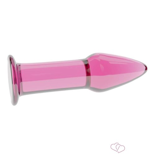 5" Glass Romance Pink - Dildók
