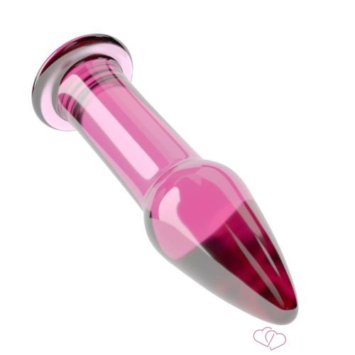 5" Glass Romance Pink - Dildók