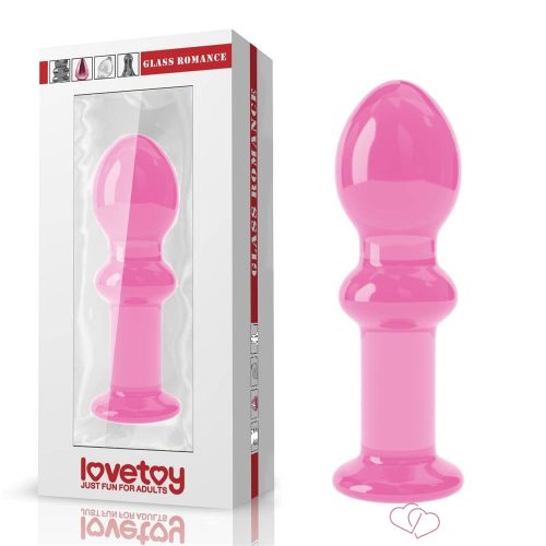 4.5" Glass Romance Pink