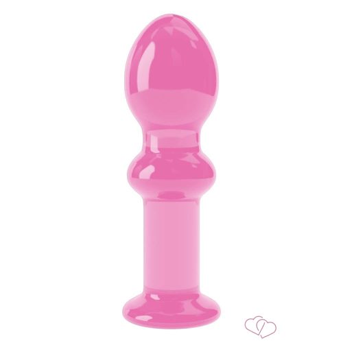 4.5" Glass Romance Pink