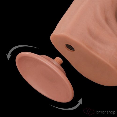14'' King Sized Sliding Skin Dual Layer Dong