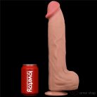 14'' King Sized Sliding Skin Dual Layer Dong