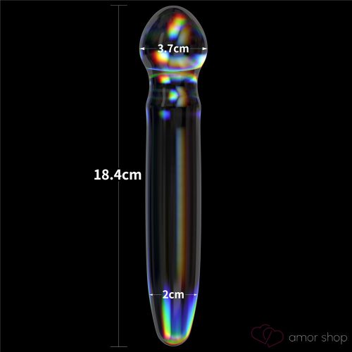 Twilight Gleam Glass Dildo- Prism Glass