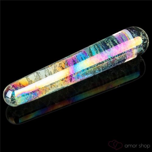 Glow-in-the-dark Twilight Gleam Glass Dildo-Slim Fantasy