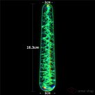 Glow-in-the-dark Twilight Gleam Glass Dildo-Slim Fantasy