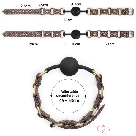 Rebellion Reign Ball Gag - Fetish eszközök