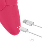 Flicker Rechargeable Vibrator Rose Red