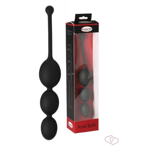 Malesation Anal Balls Black - Anális termékek