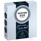 MISTER SIZE 47 mm Condoms 3 pieces - Kondomok