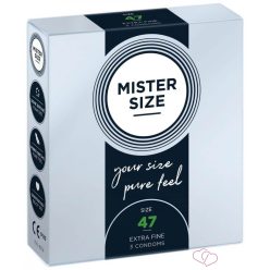 MISTER SIZE 47 mm Condoms 3 pieces - Kondomok
