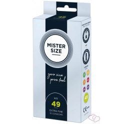 MISTER SIZE 49 mm Condoms 10 pieces - Kondomok