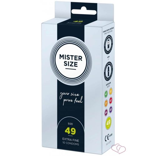 MISTER SIZE 49 mm Condoms 10 pieces - Kondomok