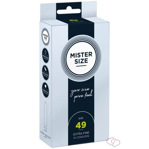 MISTER SIZE 49 mm Condoms 10 pieces - Kondomok