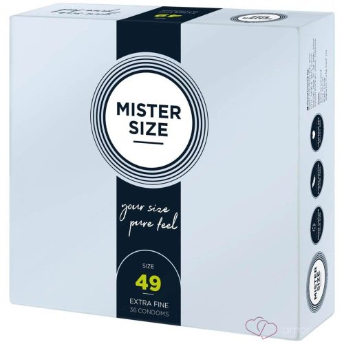 MISTER SIZE 49 mm Condoms 36 pieces - Kondomok