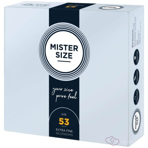 MISTER SIZE 53 mm Condoms 36 pieces - Kondomok