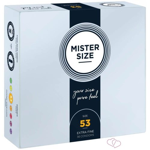 MISTER SIZE 53 mm Condoms 36 pieces - Kondomok