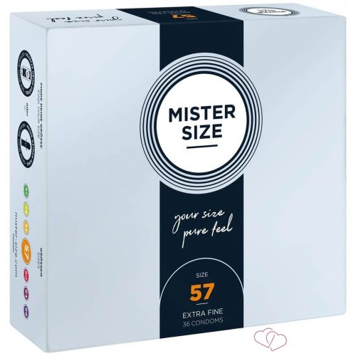 MISTER SIZE 57 mm Condoms 36 pieces - Kondomok