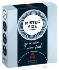 MISTER SIZE 60 mm Condoms 3 pieces - Kondomok