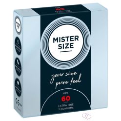 MISTER SIZE 60 mm Condoms 3 pieces - Kondomok