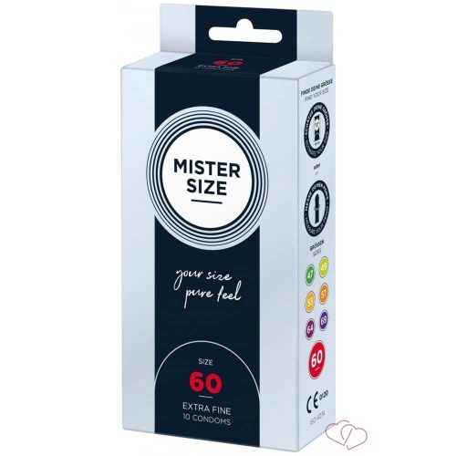 MISTER SIZE 60 mm Condoms 10 pieces - Kondomok