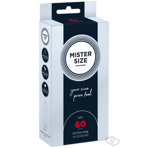 MISTER SIZE 60 mm Condoms 10 pieces - Kondomok