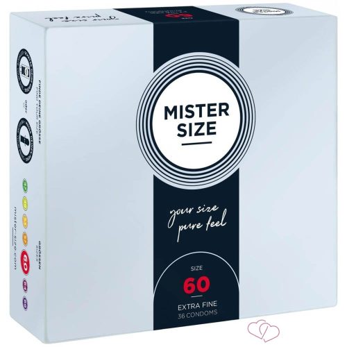 MISTER SIZE 60 mm Condoms 36 pieces - Kondomok