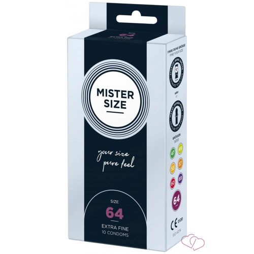 MISTER SIZE 64 mm Condoms 10 pieces - Kondomok