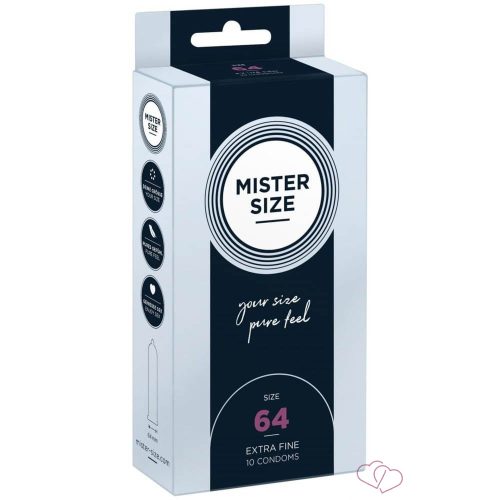 MISTER SIZE 64 mm Condoms 10 pieces - Kondomok