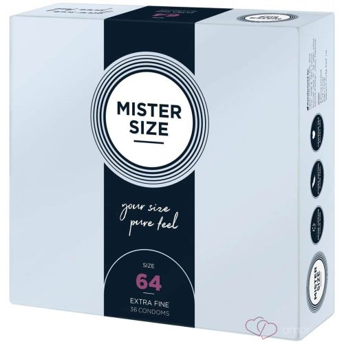 MISTER SIZE 64 mm Condoms 36 pieces - Kondomok