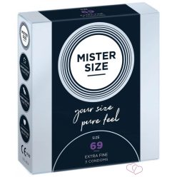 MISTER SIZE 69 mm Condoms 3 pieces - Kondomok